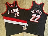 Blazers 22 Clyde Drexler Black 1991-92 Hardwood Classics Swingman Jersey Mixiu,baseball caps,new era cap wholesale,wholesale hats